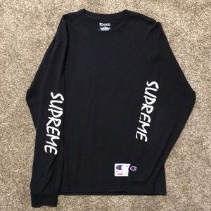 Supreme x Champion Long Sleeve T